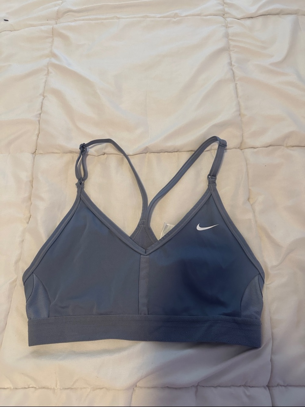 Nike Women's Slate Gray Strappy Sports Bra